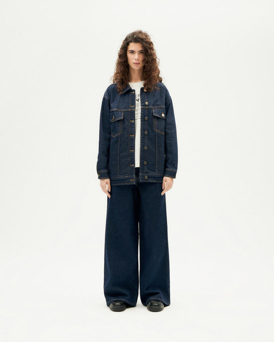 Chaqueta phoebe clean denim azul sostenible-1