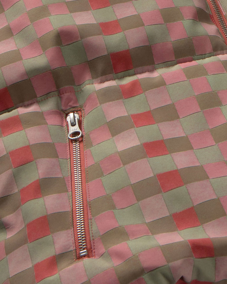 Chaqueta acolchada cuadros Gemma sostenible silueta - 2