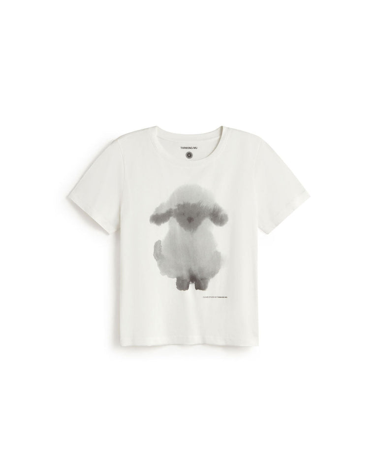 Camiseta cloud sheep Ida sostenible silueta - 1