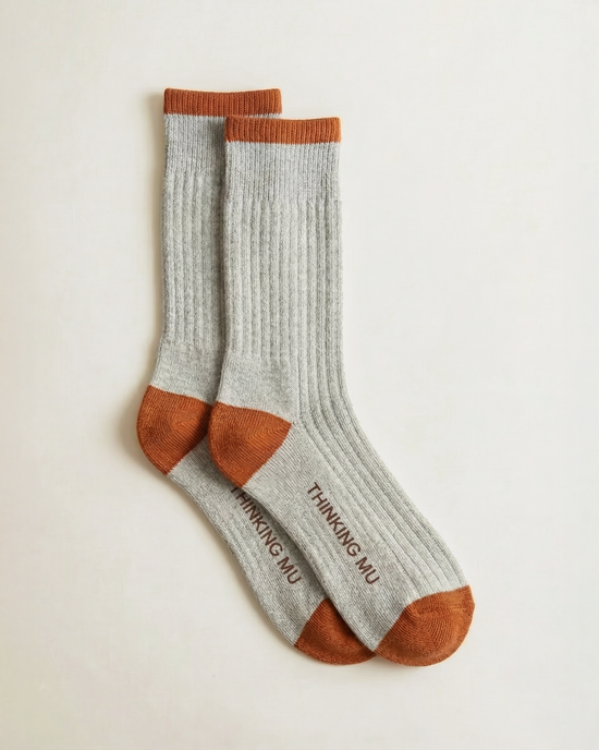 Axel Gray Mottled Socks