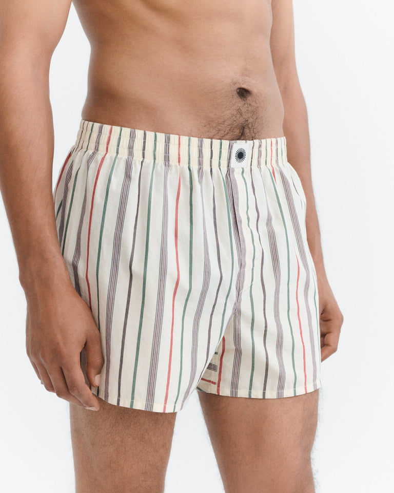 Boxer rayas multicolor sostenible - 3
