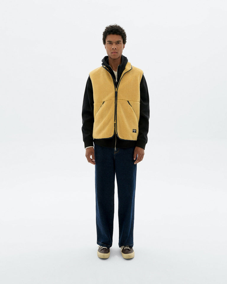 Chaleco borreguito amarillo Craig sostenible - 1