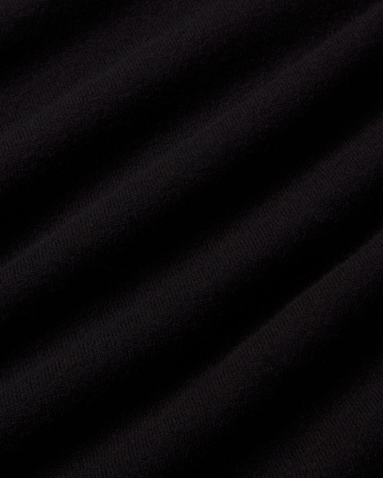 Jersey lana negro Lucien sostenible silueta - 2
