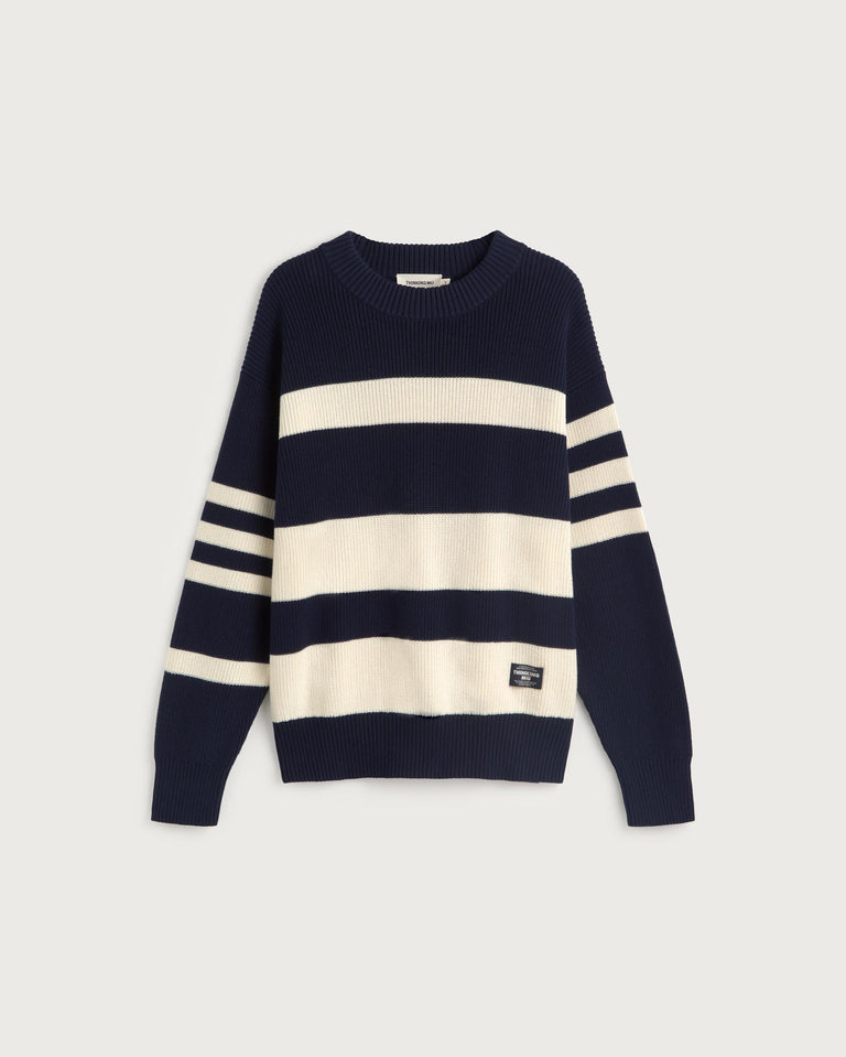 Jersey rayas algodón orgánico Santos sostenible silueta - 1