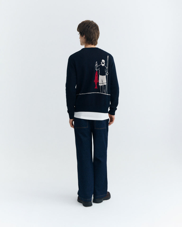 Jersey navy pescadors Seth sostenible - 5