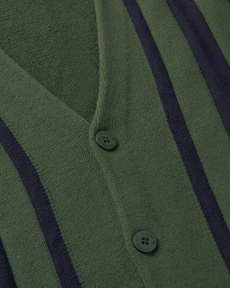 Cardigan rayas algodón Creed sostenible silueta - 2
