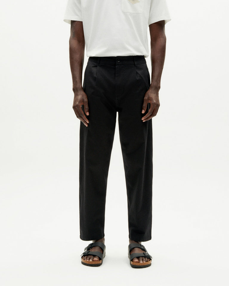 Pantalón negro Moero light sostenible -1