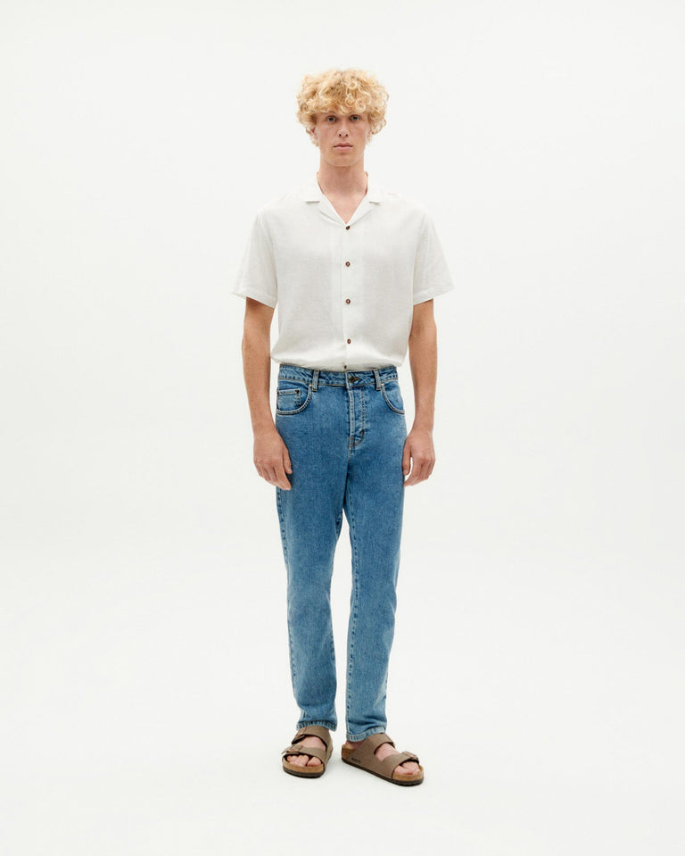 Pantalón 5 Pockets light clean denim sostenible -1