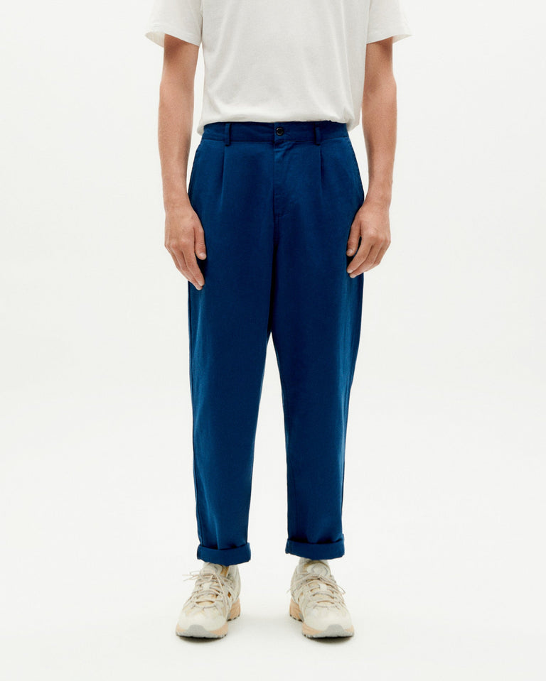 Pantalón navy hemp Moero sostenible -1