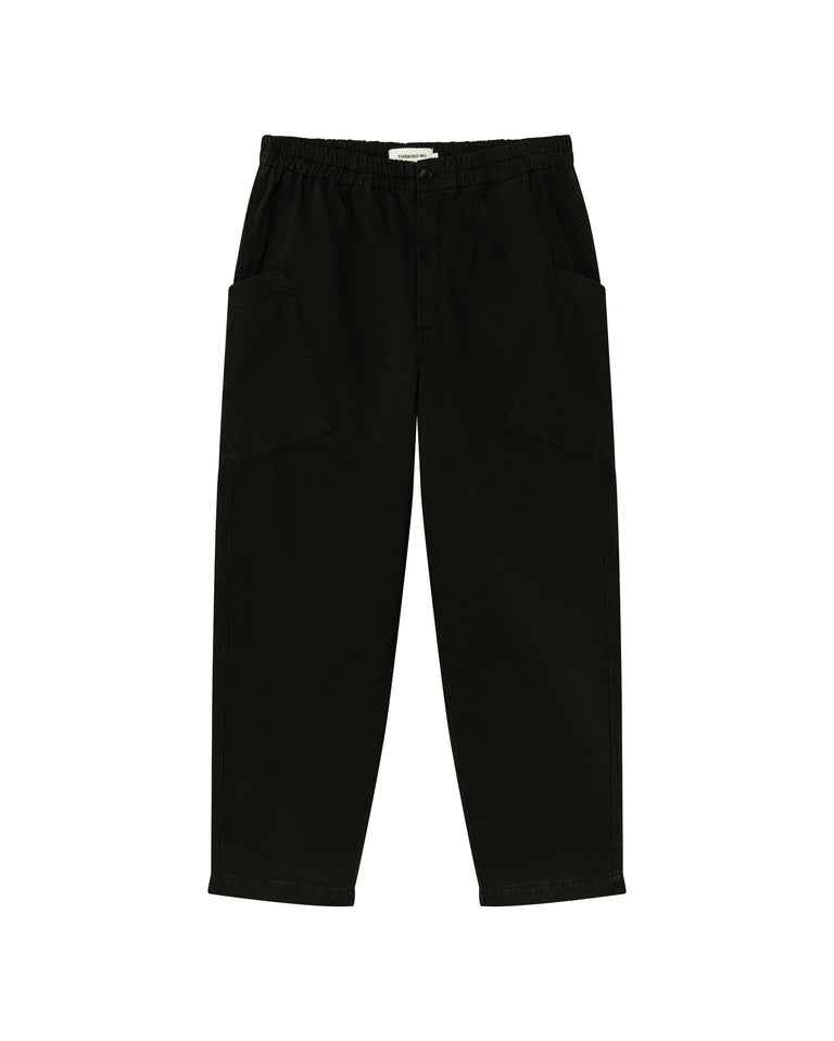 Pantalón negro Max sostenible  - silueta 1