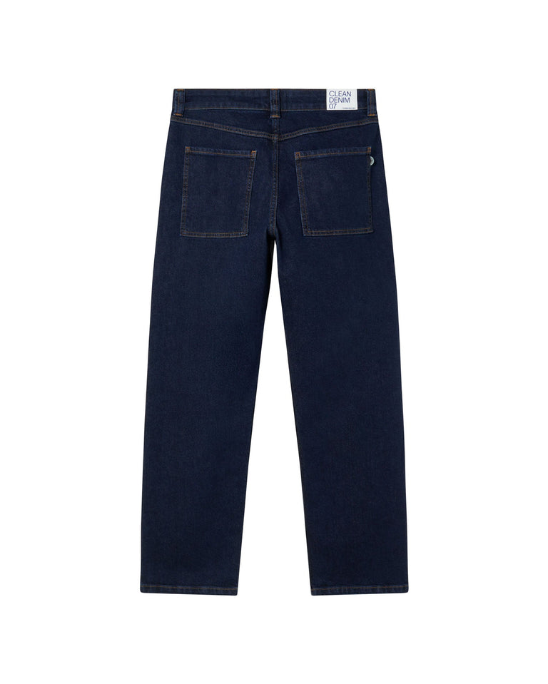 Pantalón dark clean denim David sostenible - silueta 2