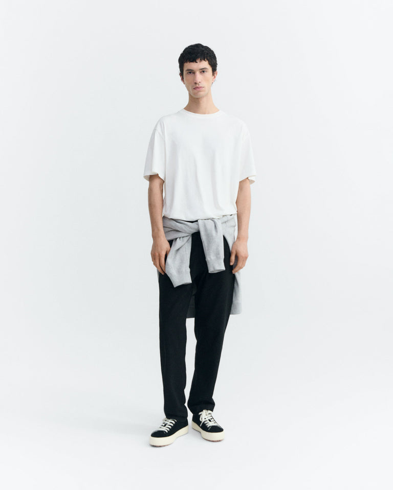 Pantalón recto negro Travel light sostenible - 1