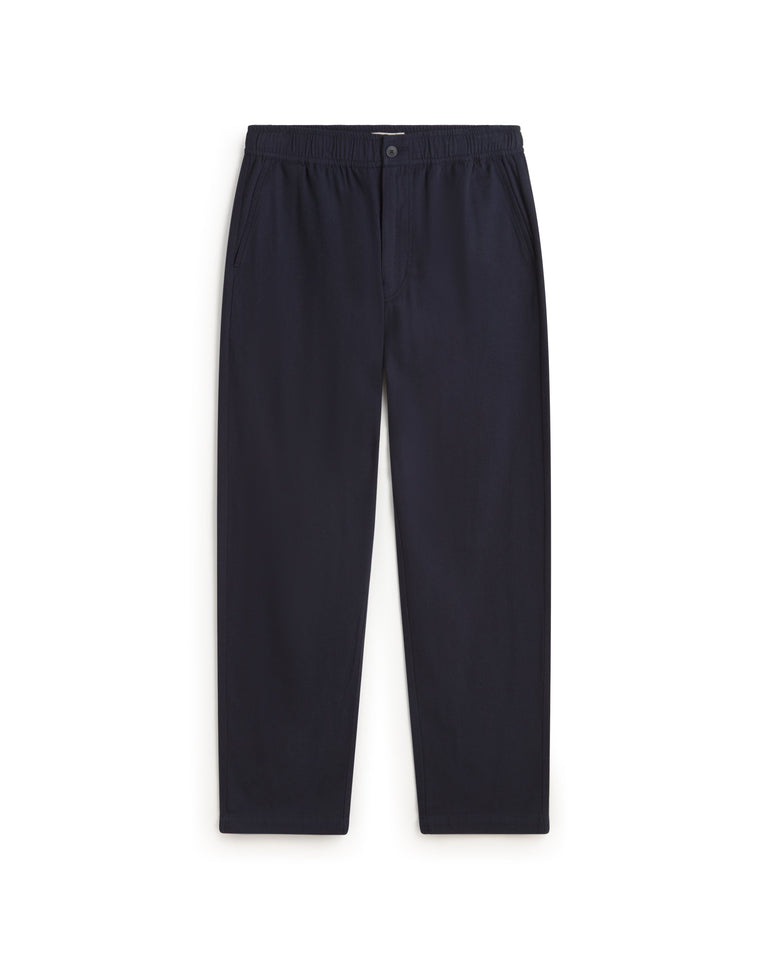 Pantalón recto navy Travel light sostenible silueta - 1