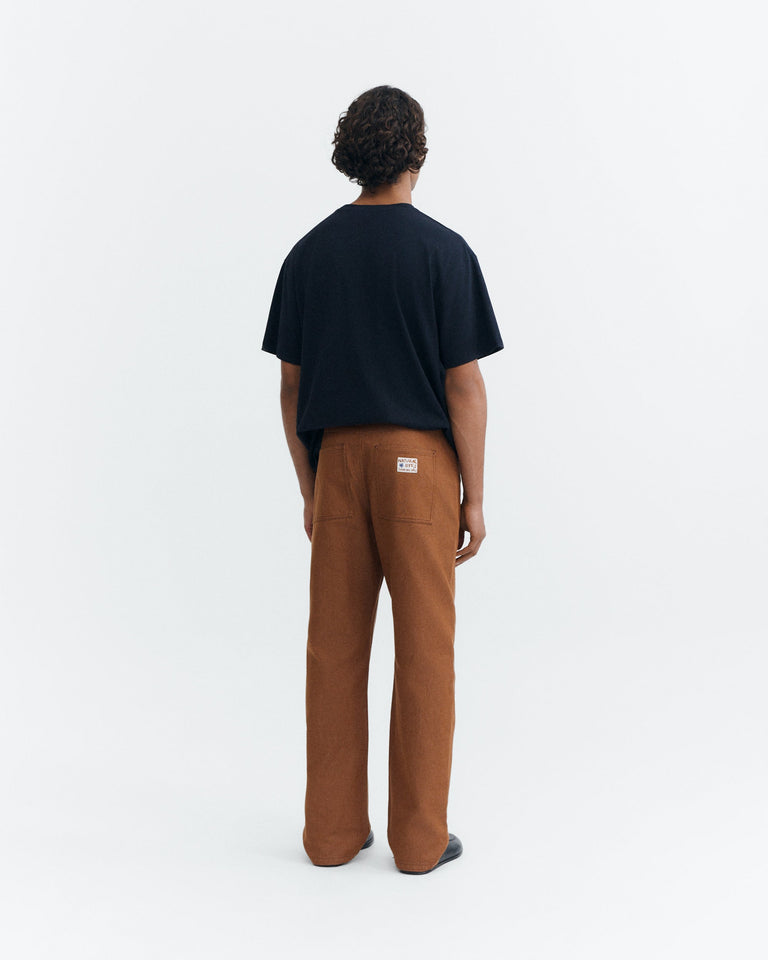 Pantalón denim tinte natural  marrón Stan sostenible - 1