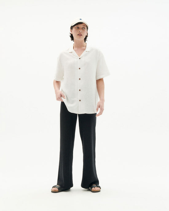 Camisa blanca hemp Jules unisex-1