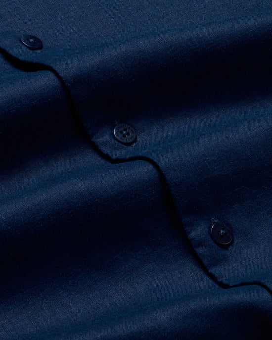 Camisa azul hemp Jules sostenible-silueta-3