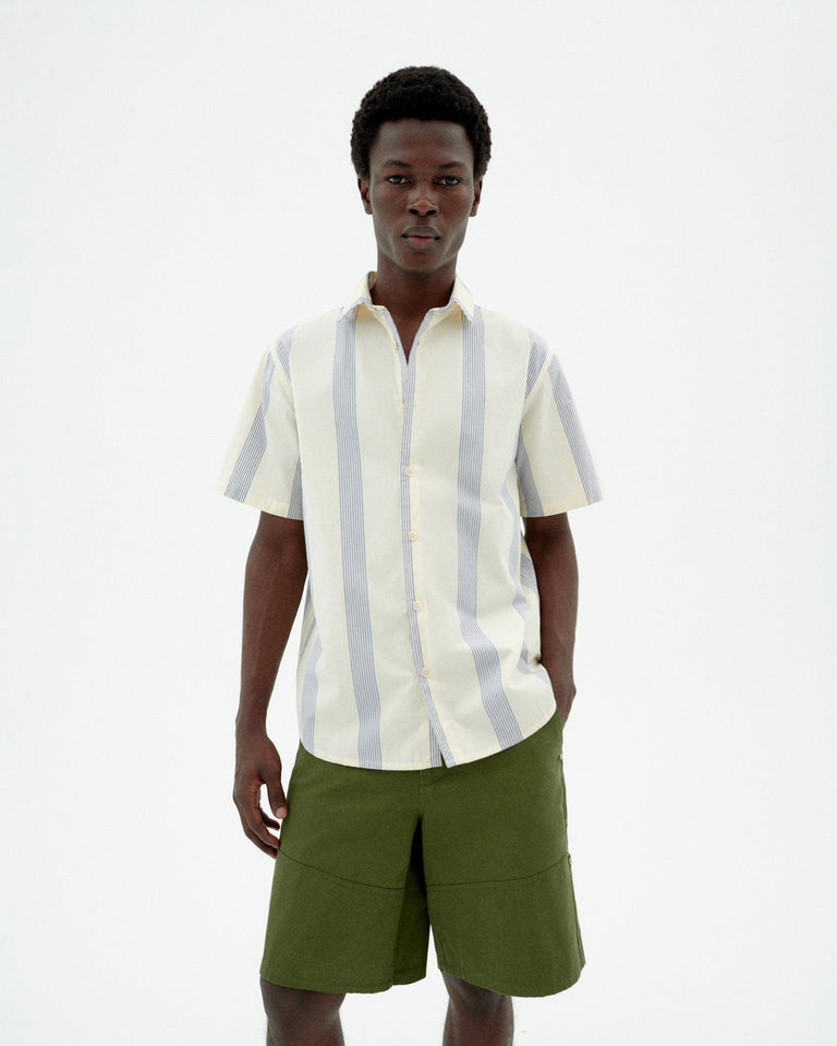 Camisa rayas azules Tom sostenible-1
