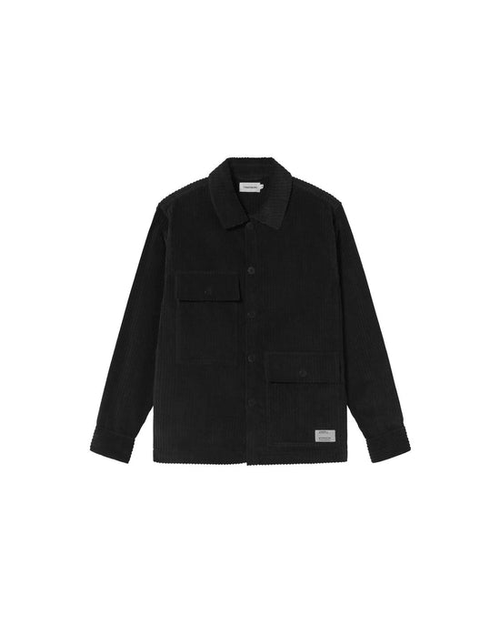 Sobrecamisa pana azul Gabin sostenible silueta - 1