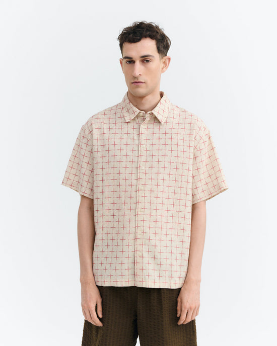 Camisa oversize cuadros lattice Kurtis sostenible - 2
