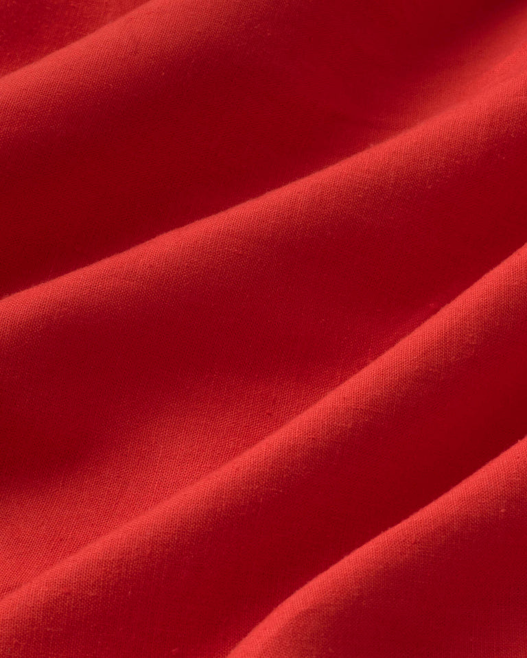 Camisa roja hemp Jimbo sostenible silueta - 2