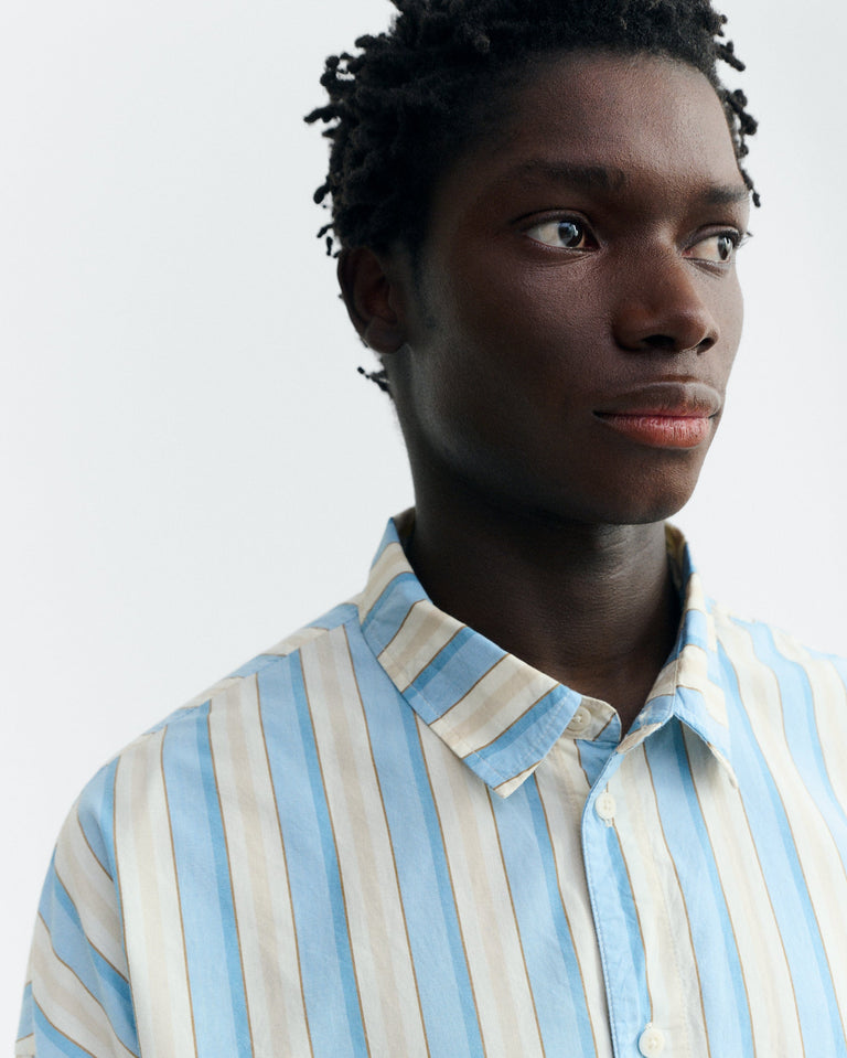 Camisa popelin rayas Jim sostenible - 4