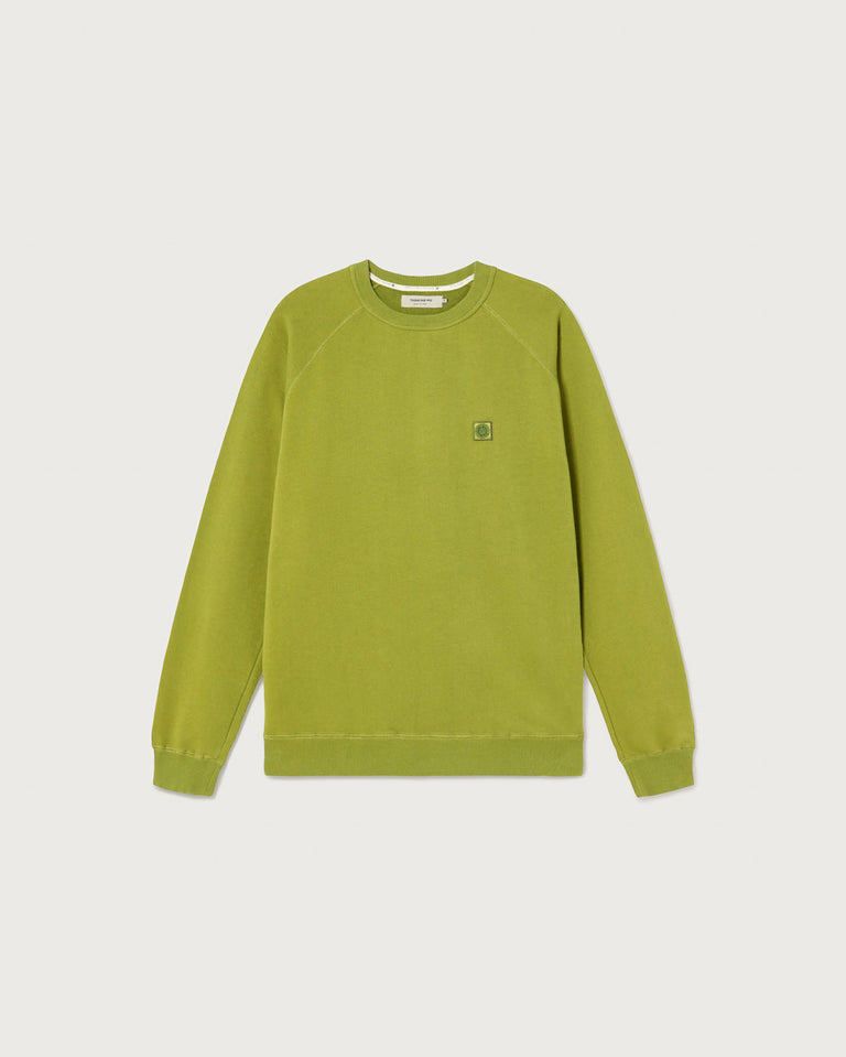 Sudadera sol parrot verde Here comes the sun sostenible - silueta 5