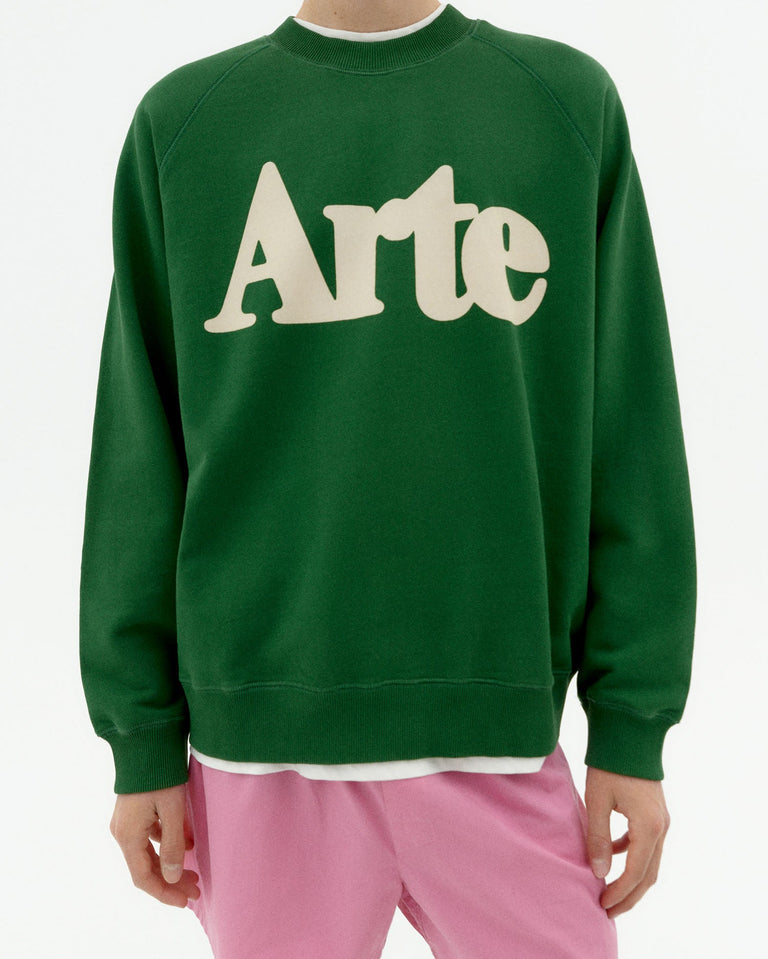 Sudadera verde arte Pepe sostenible-3