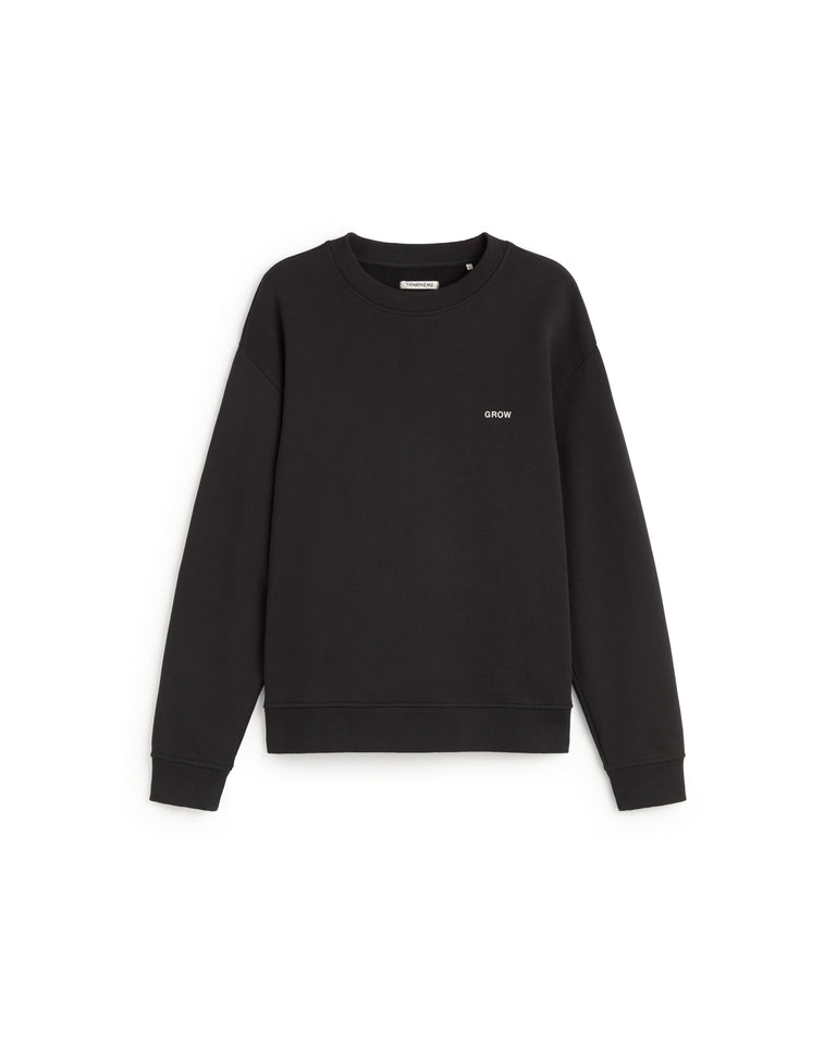Sudadera bordada grow Leon sostenible silueta - 1