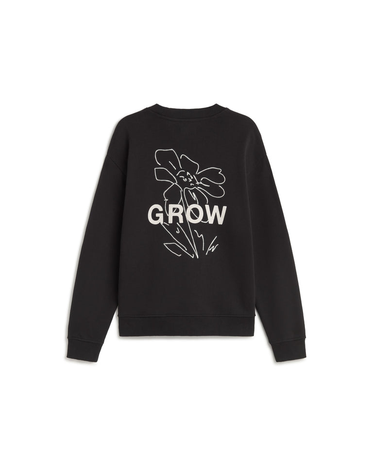 Sudadera bordada grow Leon sostenible silueta - 3
