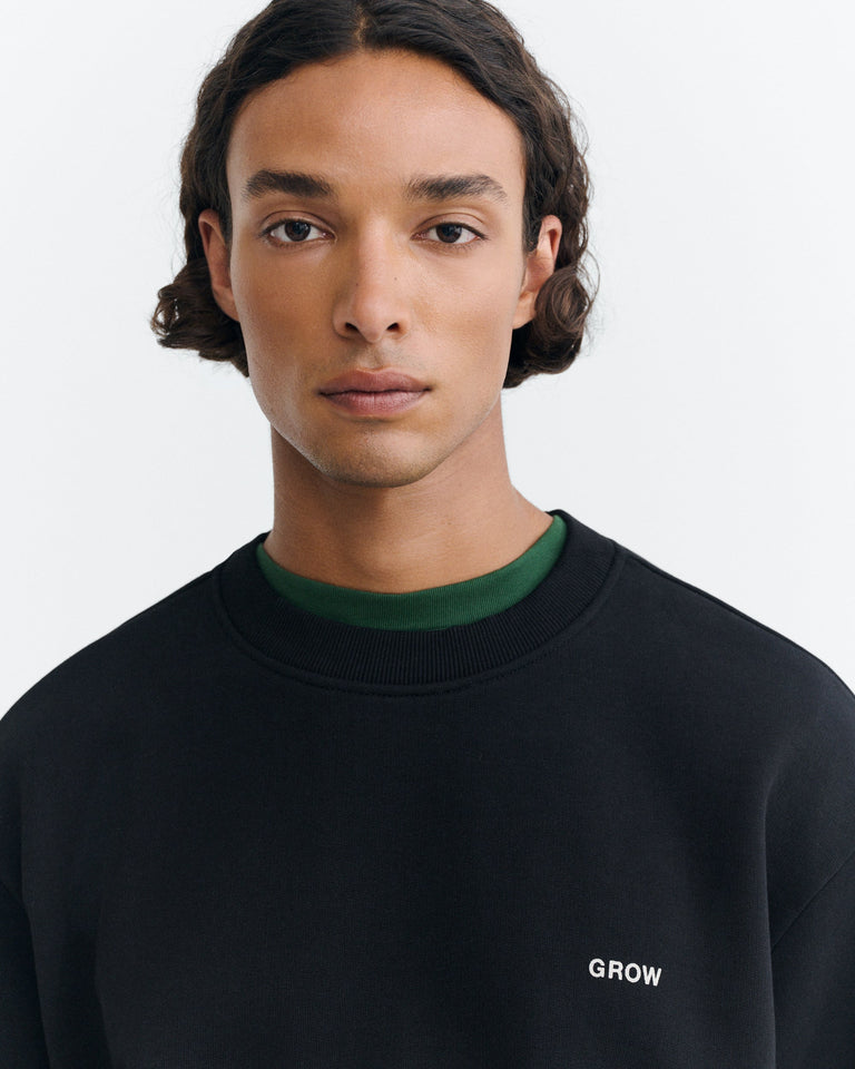 Sudadera bordada grow Leon sostenible - 3