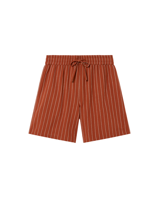 Brown striped Bermuda shorts Henry