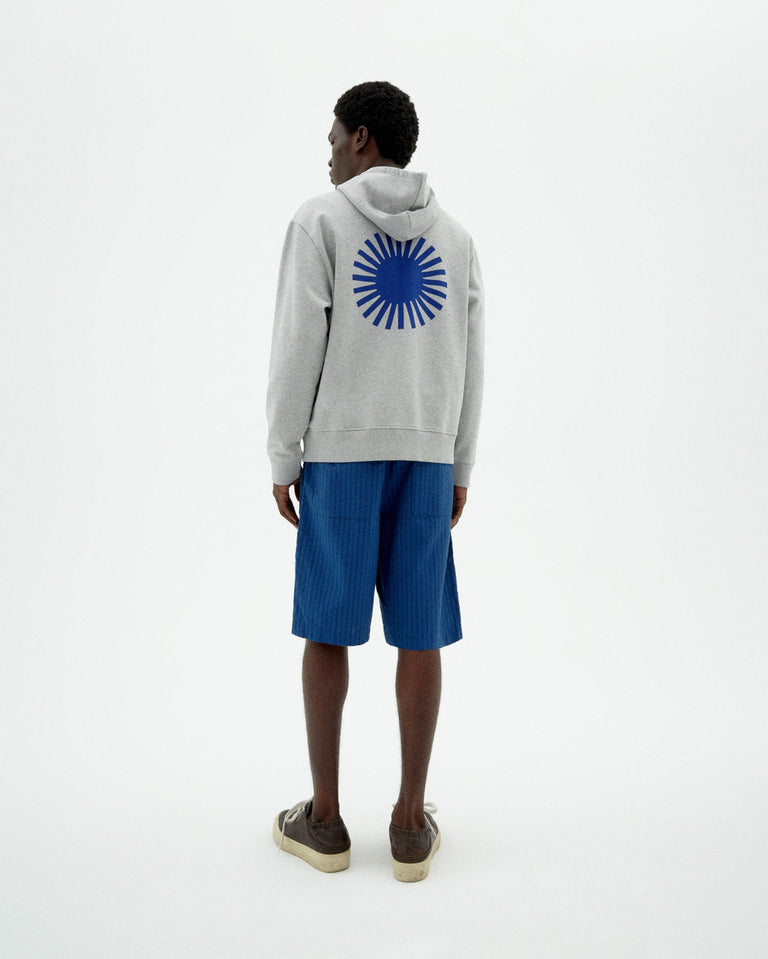 Bermuda azul seersucker Gasper sostenible-4