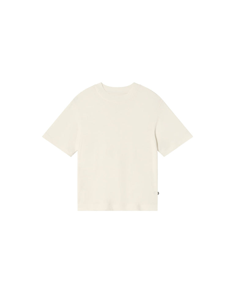 Camiseta gruesa blanca hemp Roy sostenible  - silueta 1