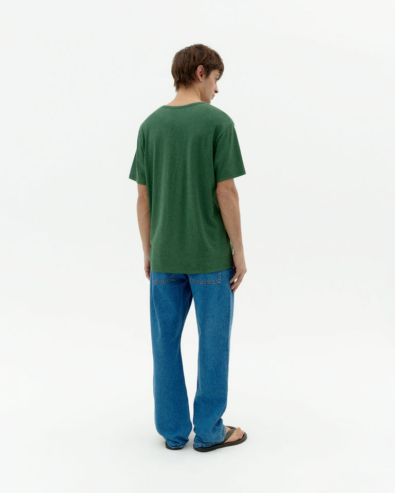 Camiseta verde hemp sostenible-4