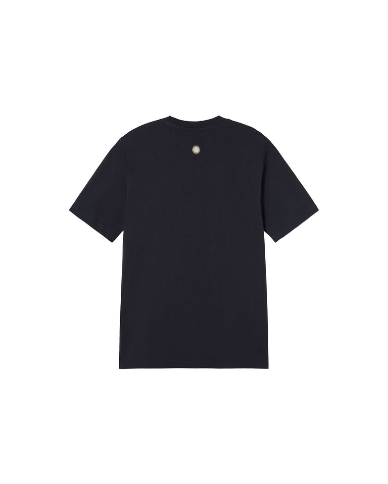 Camiseta navy classic sol Zach sostenible - silueta 1