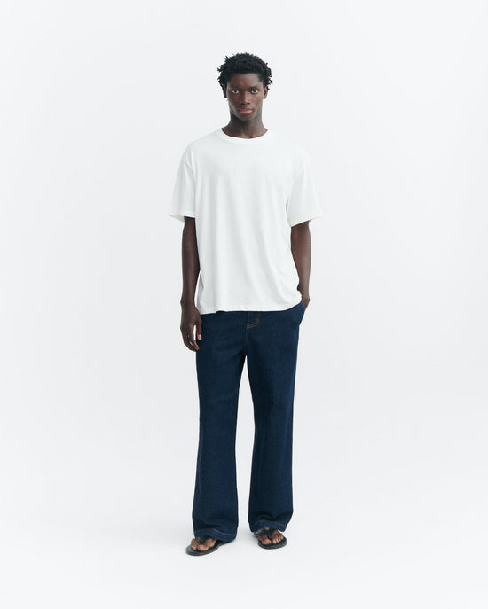 Camiseta básica blanca Aaron sostenible - 2
