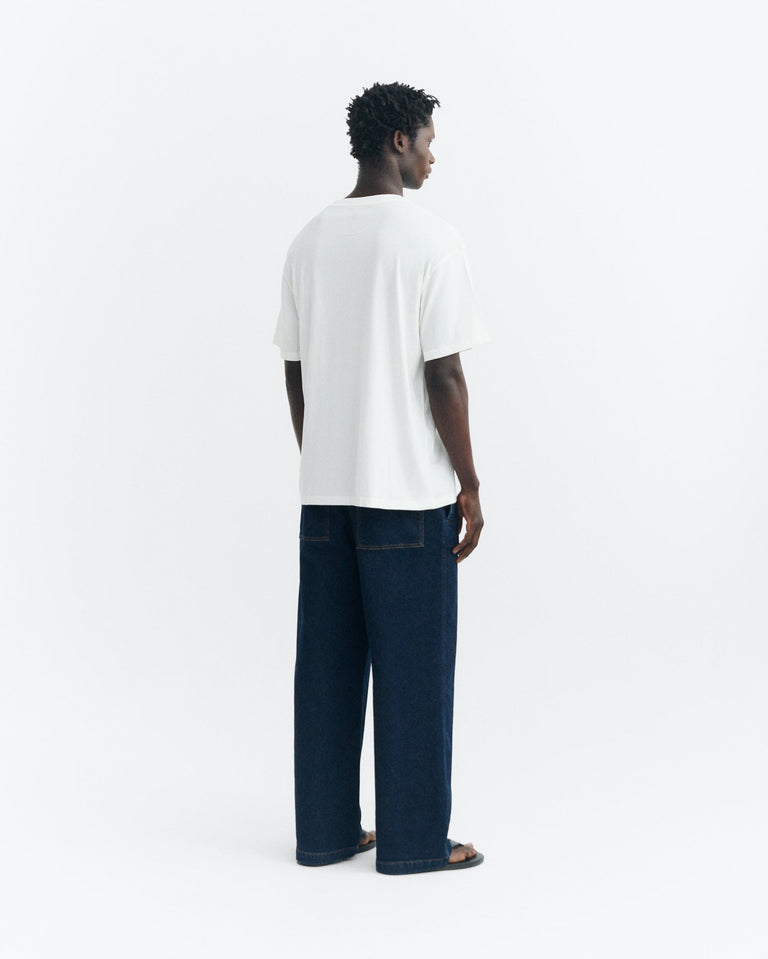 Camiseta básica blanca Aaron sostenible - 5