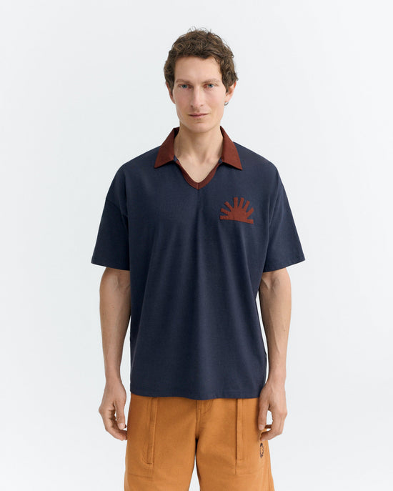 Camiseta navy patched sol Ardie sostenible - 2