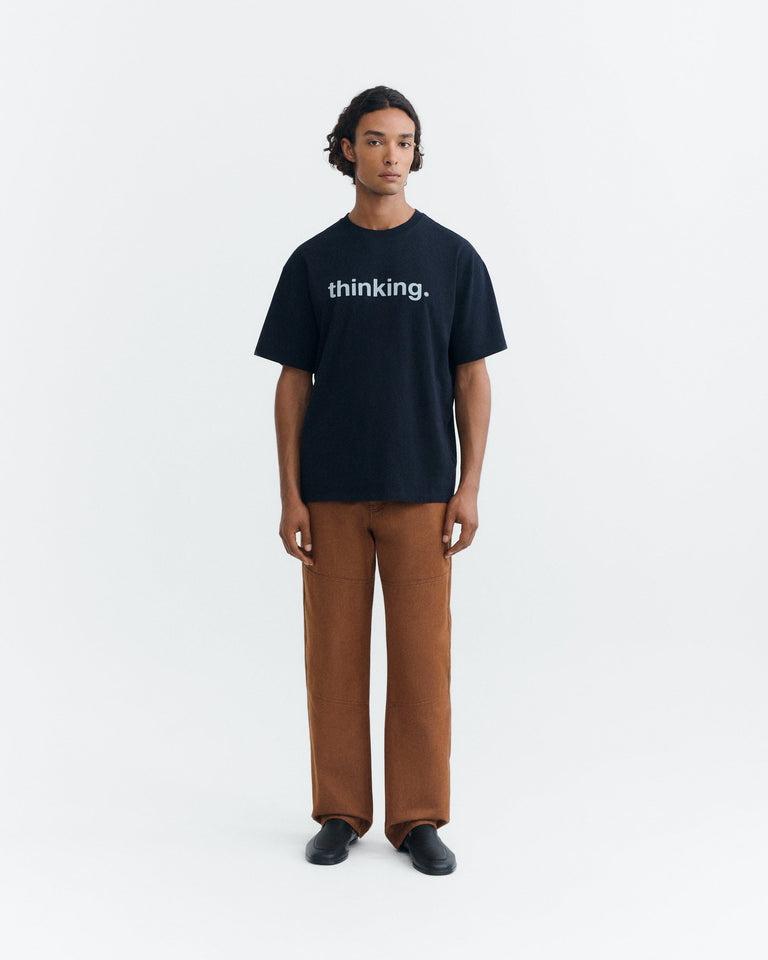 Camiseta navy thinking Aaron sostenible - 1