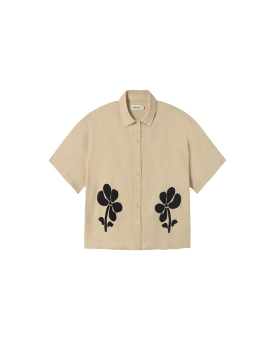 Blusa cruda marygold Anna sostenible-silueta-1