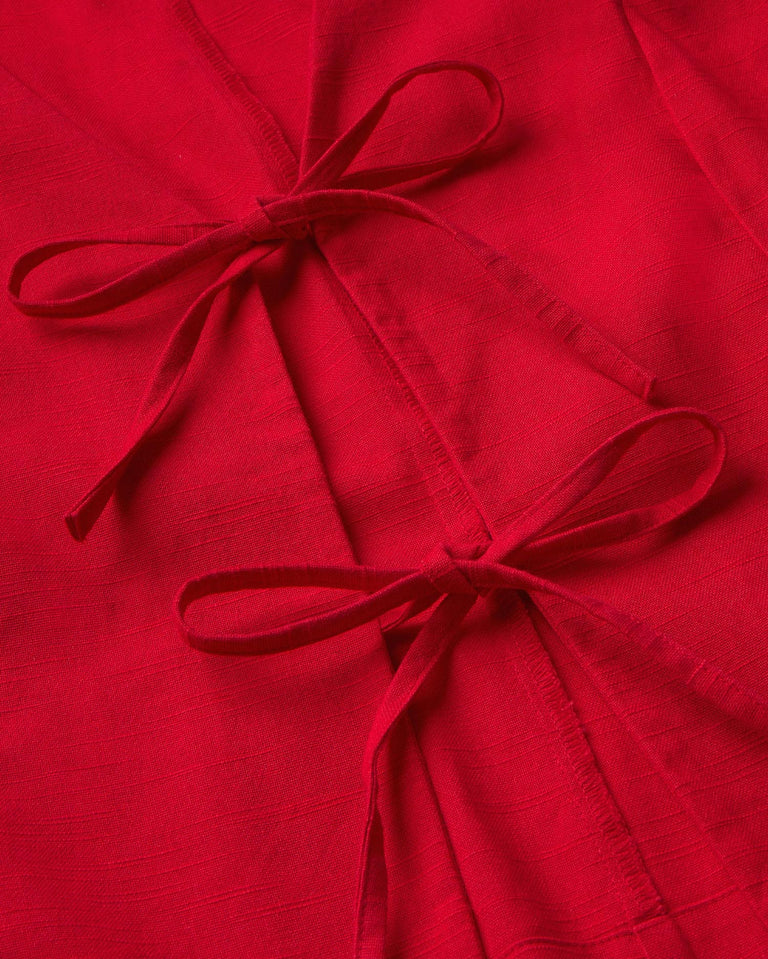 Top rojo Elise sostenible-silueta-2