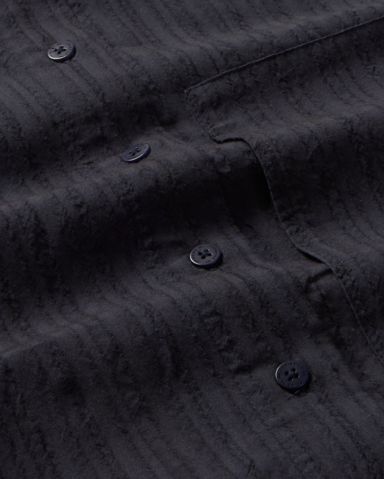 Blusa navy popcorn Marcelle sostenible - silueta 2