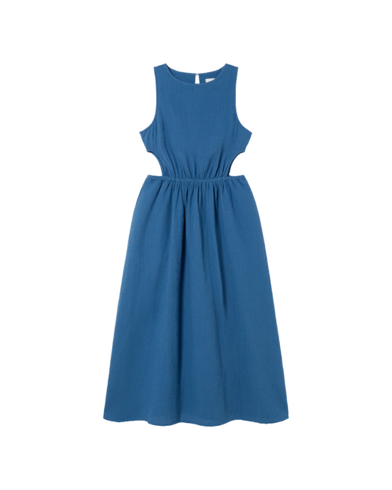 Kin cut out blue dress