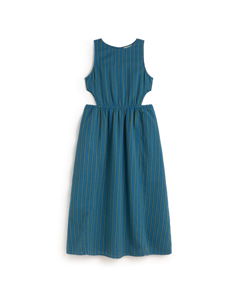 Vestido midi rayas windsor Kin sostenible silueta - 1