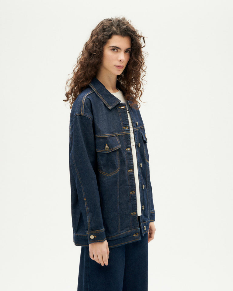 Chaqueta phoebe clean denim azul sostenible-1Chaqueta phoebe clean denim azul sostenible-2