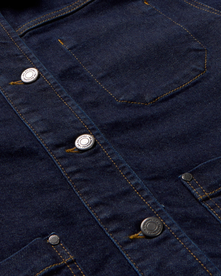 Chaqueta denim medium wash Debbie - silueta 2