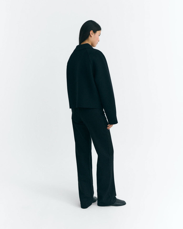 Chaqueta relaxed lana fina Daria sostenible - 5