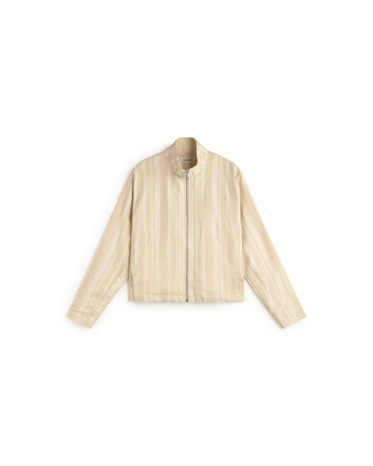 Chaqueta rayas cruda Ceci sostenible silueta - 1