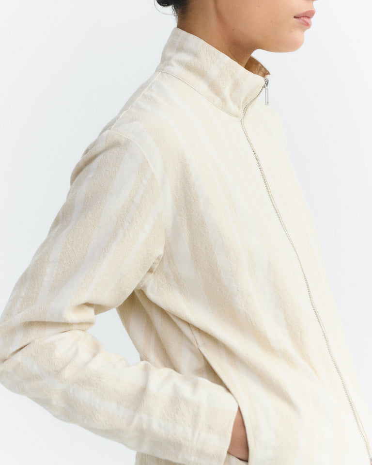 Chaqueta rayas cruda Ceci sostenible - 3