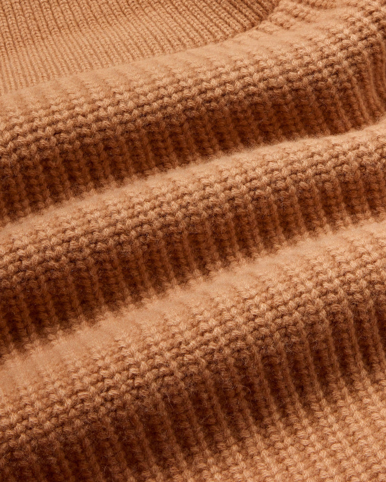 Jersey beige lana Sua sostenible - silueta 2